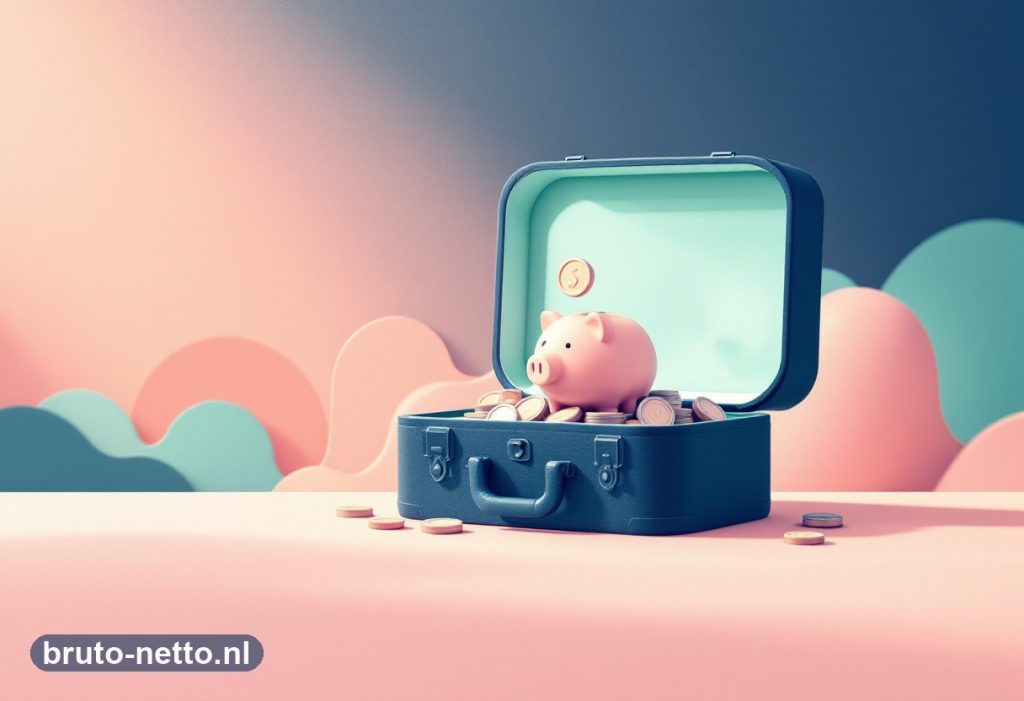 Illustratie bij vakantiegeld berekenen: netto bedrag en uitbetaling, Bruto-Netto.nl